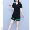 Pure Cotton Sports and Casual Suit for Women New Summer Clothing Korean Style Trendy Women Fashionable Two-piece Set