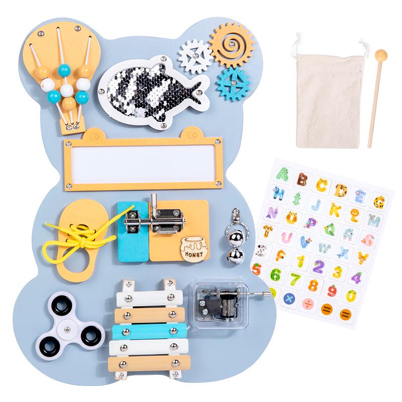 Montessori Puzzle Board: Educational Toy for Early Learning and Cognitive Development