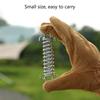 4Pcs Stainless Steel Tent Spring Buckle for Outdoor Camping, Dog Training, Swing