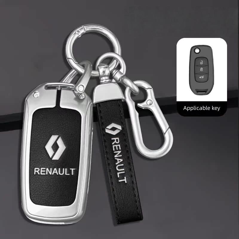 

For Renault 2026 New Hub Caps Zinc Alloy Car Key Case Cover for Renault Koleos Megane RS Captur Clio Laguna 3 Grandtourer Estate