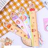 4 Piece Candy Color Animals Kawaii Stationery Cartoon Drawing Office School Kitten Straight Plastic Ruler