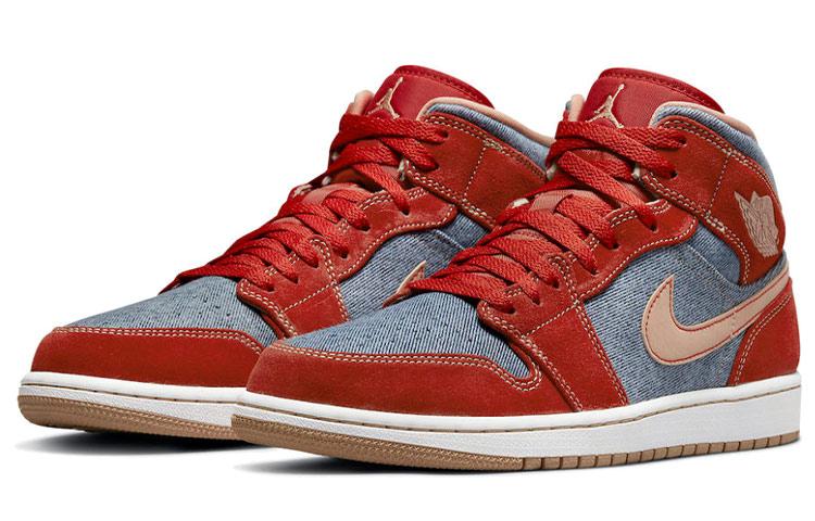 Jordan 1 Mid Denim Red DM4352-600