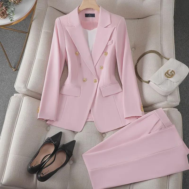 Zihong Women's White High-End Formal Suit Set - Goddess Style 8017