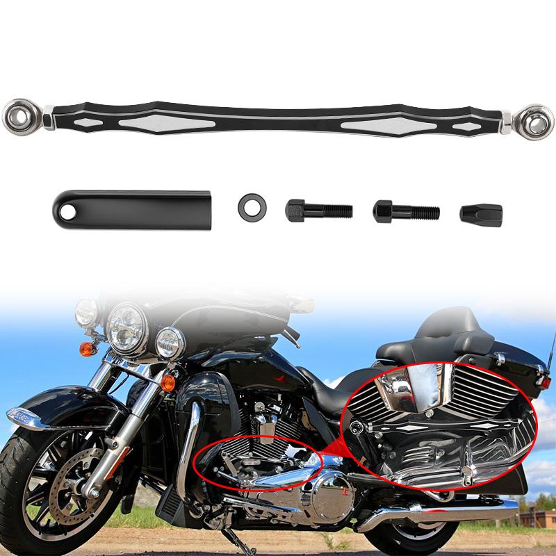 

For Harley Touring Electra Glide Dyna Softail Road King Street Glide Motorcycle Gear Shift Linkage Lever Aluminum Black чёрный