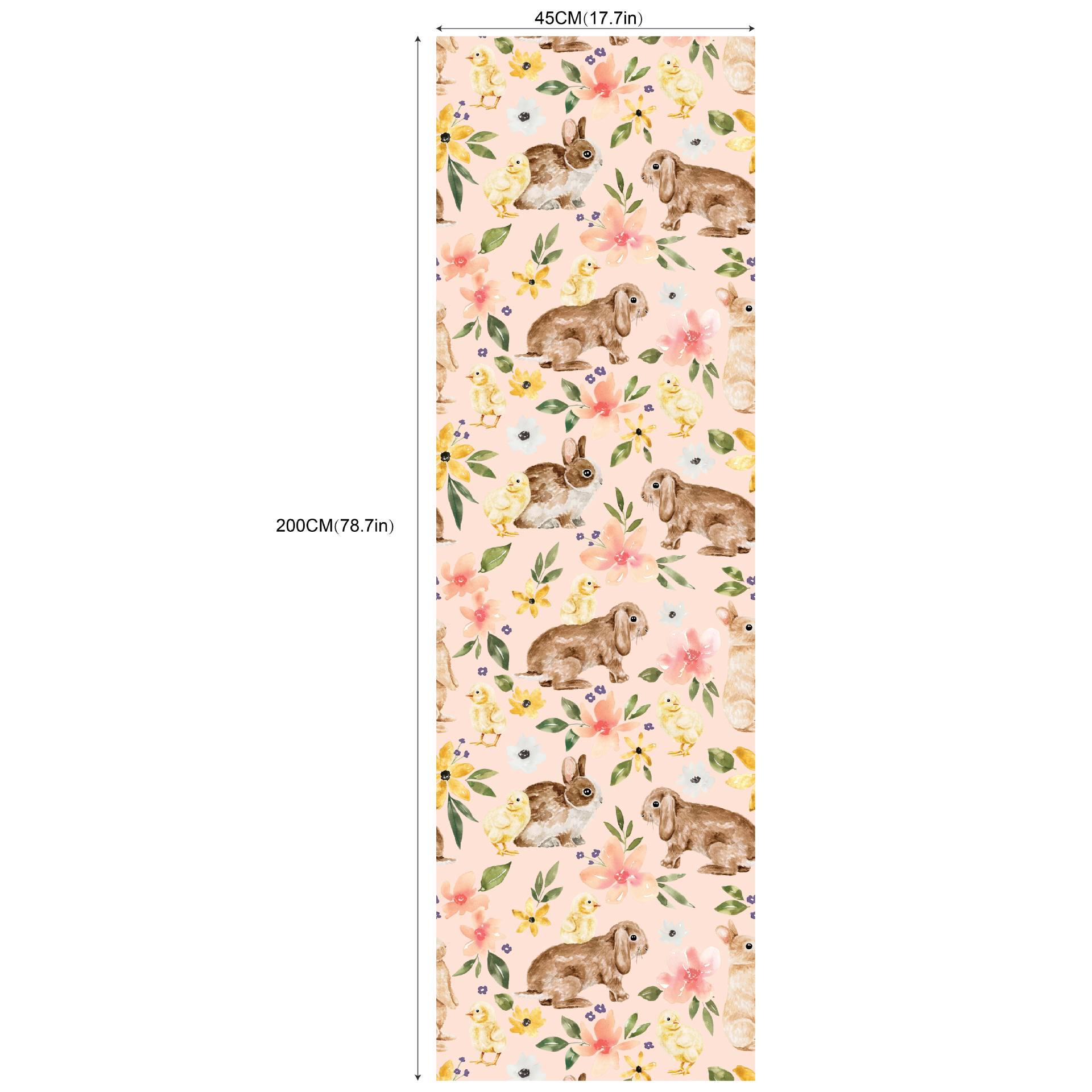 

Magic Forest Bunny Wallpaper: Self-Adhesive Mural for Children s Rooms and Entrances 17.7in x 78.7in - 1 piece