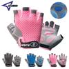 Kids Cycling Gloves Half Finger Bike Gloves Non-Slip Biking Gloves Mtb Bicycle Gloves For Workout, Sport Gloves For Boys & Girls