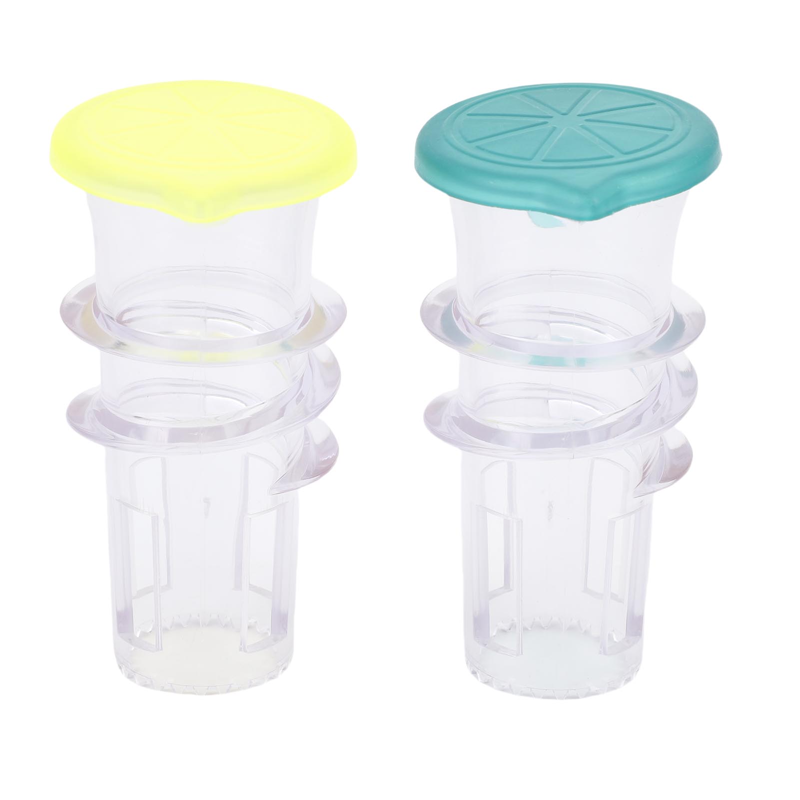 

2PCS Screw Top Lemon Squeezer PP Portable Mini Manual Lemon Juicer Squeezer Orange Press with Lid for Seasoning Cooking L
