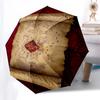 1pc Marauders Map Umbrella with Plastic Handle,Cartoon Pattern,Suitable for All Seasons Multi-functional Umbrella542