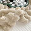 Soft Blanket Winter Warm Bedspread On The Bed Office Thicken Blankets INS Solid Color Sofa Cover Plaid Bedroom Decoration