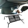 Car Ceiling Storage Bag Polyester Adjustable Elastic Hanging Roof Mesh Pocket for Vehicle Outdoor Ca