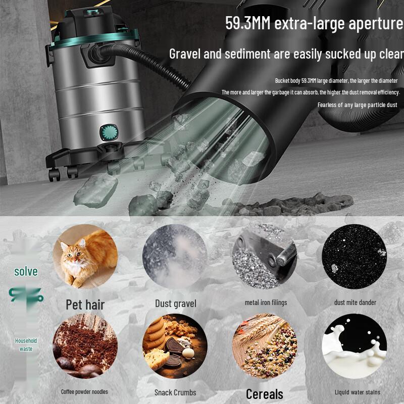 Meiling 3500W Industrial Wet/Dry Vacuum Cleaner