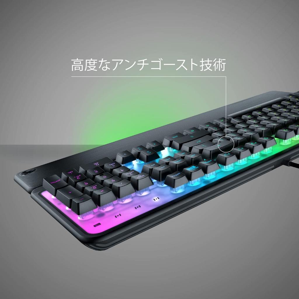 Herní klávesnice ROCCAT Magma Membrane RGB, Micro USB, US, anglické rozložení, německý design, ROC-12-582