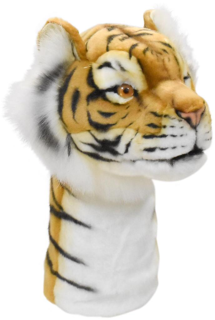 Hansa Plush Tiger Headcover, Yellow, for HANSA Drivers (460cc Compatible), BH8108