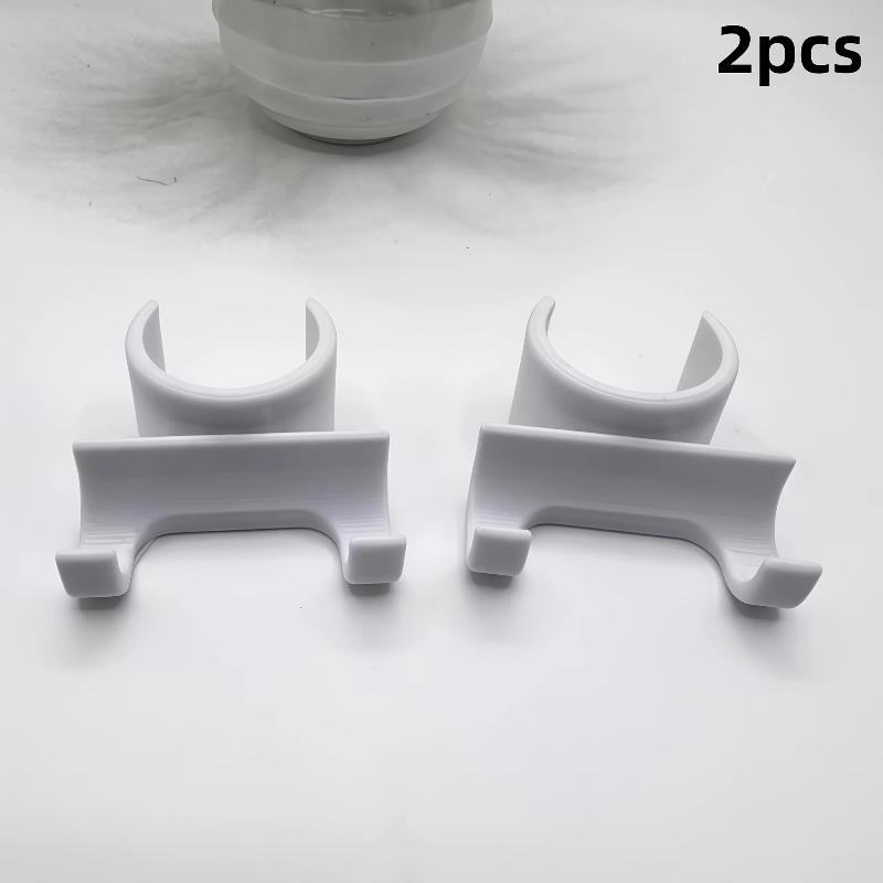 

2Pcs Anti-Slip Adjustable Razor Holder For Shower, Fits 23-25Mm Diameter Poles, Portable For Travel, Easy To Store 2PCS білий