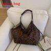 Tote Bag For Women Large Capacity Suede Handbag With Inner Zipper Pocket For Daily Use
