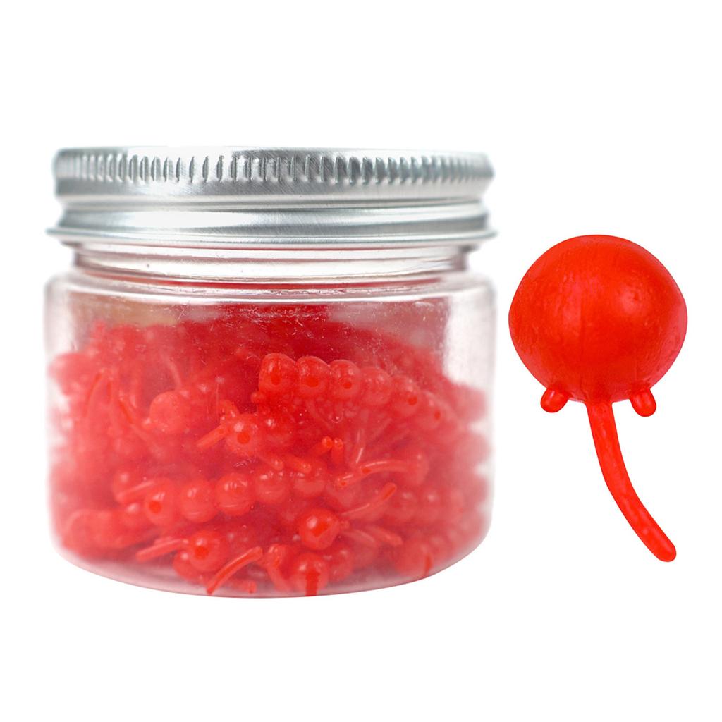 Dynamic Teasing Fishing Soft Bead Antibottom Floating Action Lures Artificial Floating Lure Bead Fishing Accessories