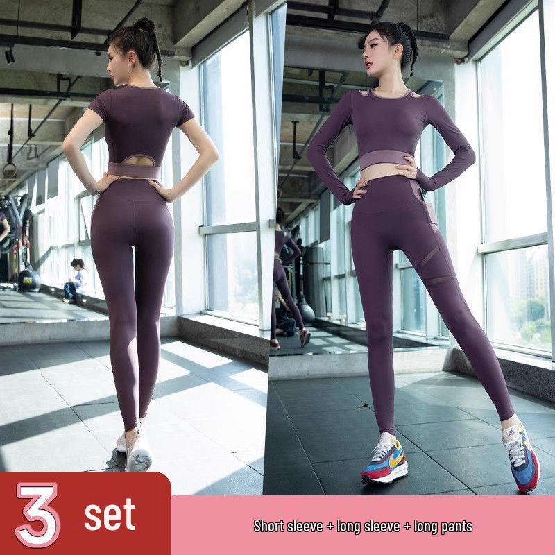 Women's High-End Summer Yoga & Running Activewear Set - Quick-Dry Tight Fit Sportswear