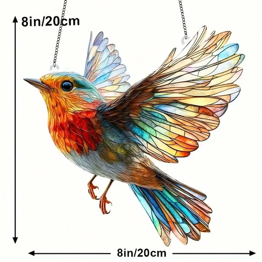 Enchanting Cardinals Light Catcher, Gift for Animal Enthusiasts, housewarming Party Decoration, Garden Office Home Decor