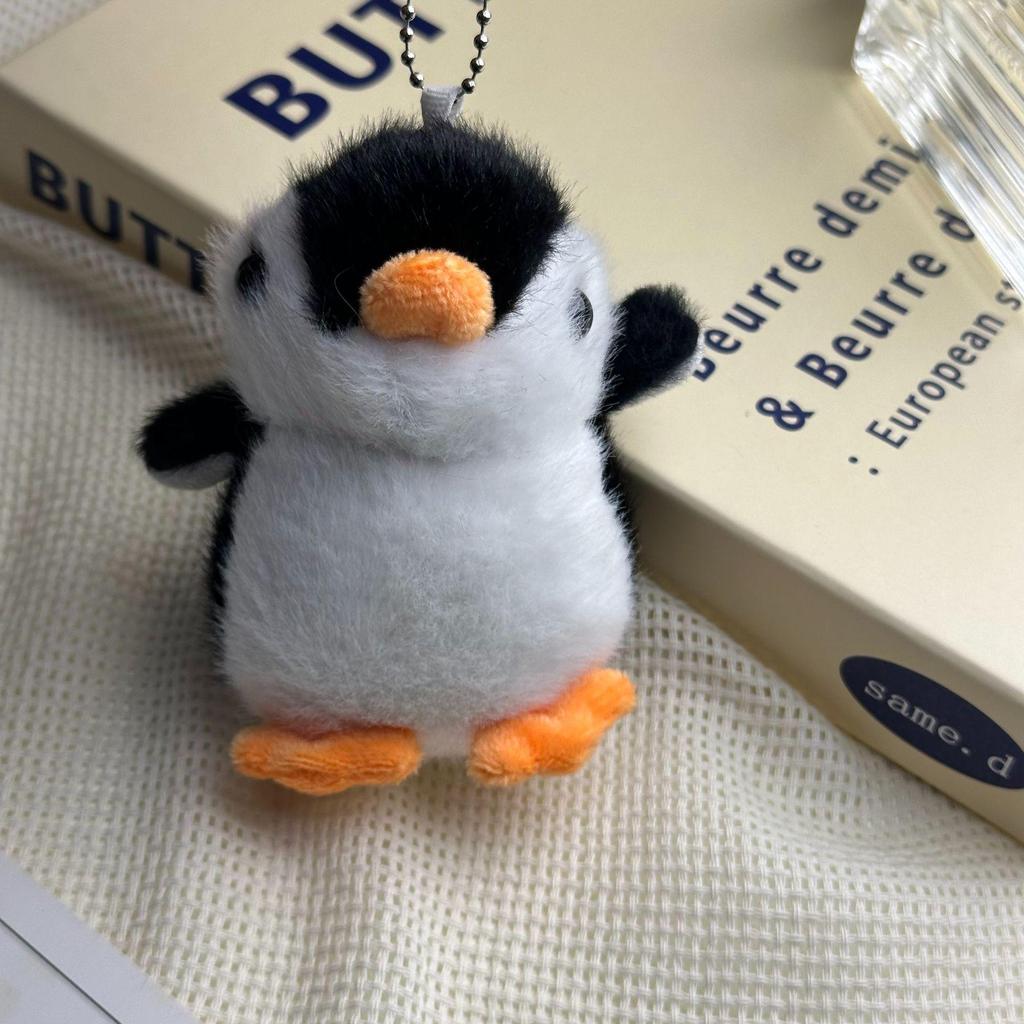 Adorabile Ciondolo Peluche Pinguino - Mini Bambola di Stoffa Cartone Animato Fascino per Borsa