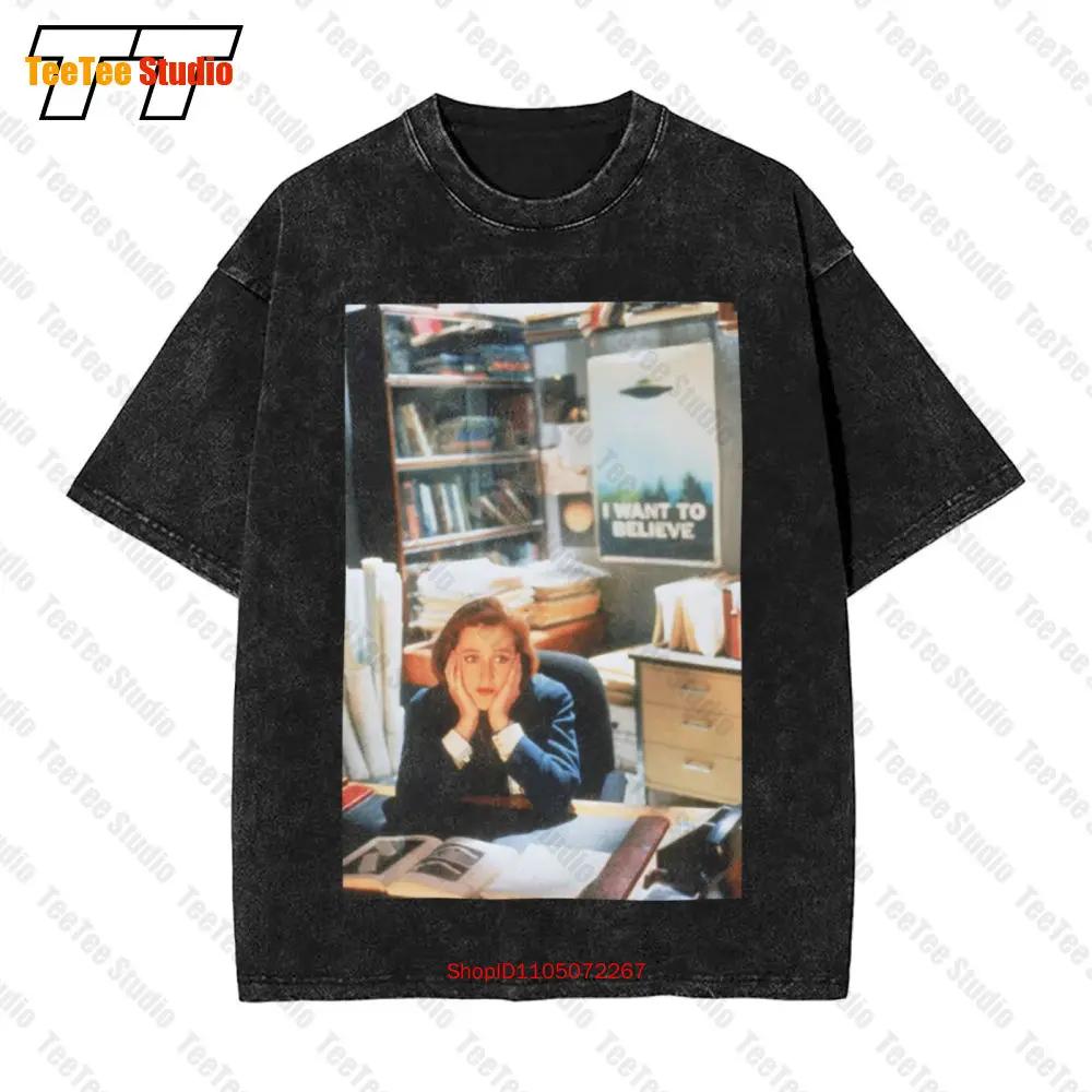 Dana Scully The X Files Vintage Oversized TShirt YLA S
