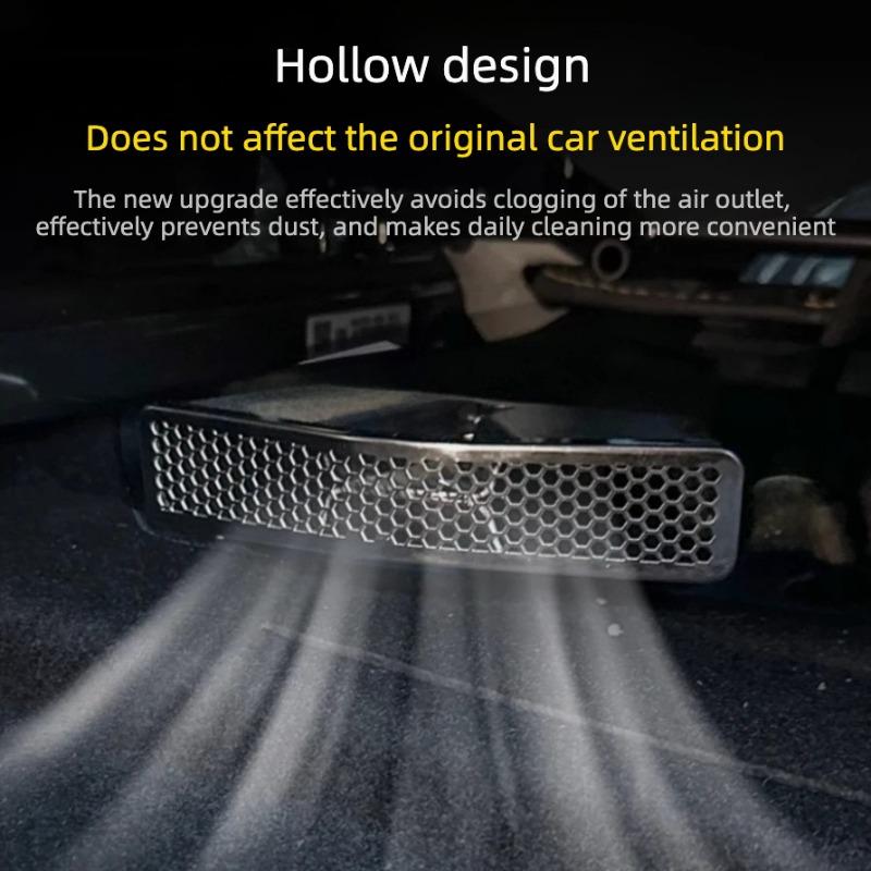 For Chery Jetour Traveler T2 2023‑2026 Under‑Seat Air Vent Dust‑Proof Protector Cover Interior Upgrade Car Mod Accessories