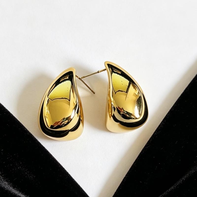 C-shaped Metal Women s Drop Earrings Gold Color Copper Color Geometric Statement Dangle Earrings Trendy New Ear Accessories
