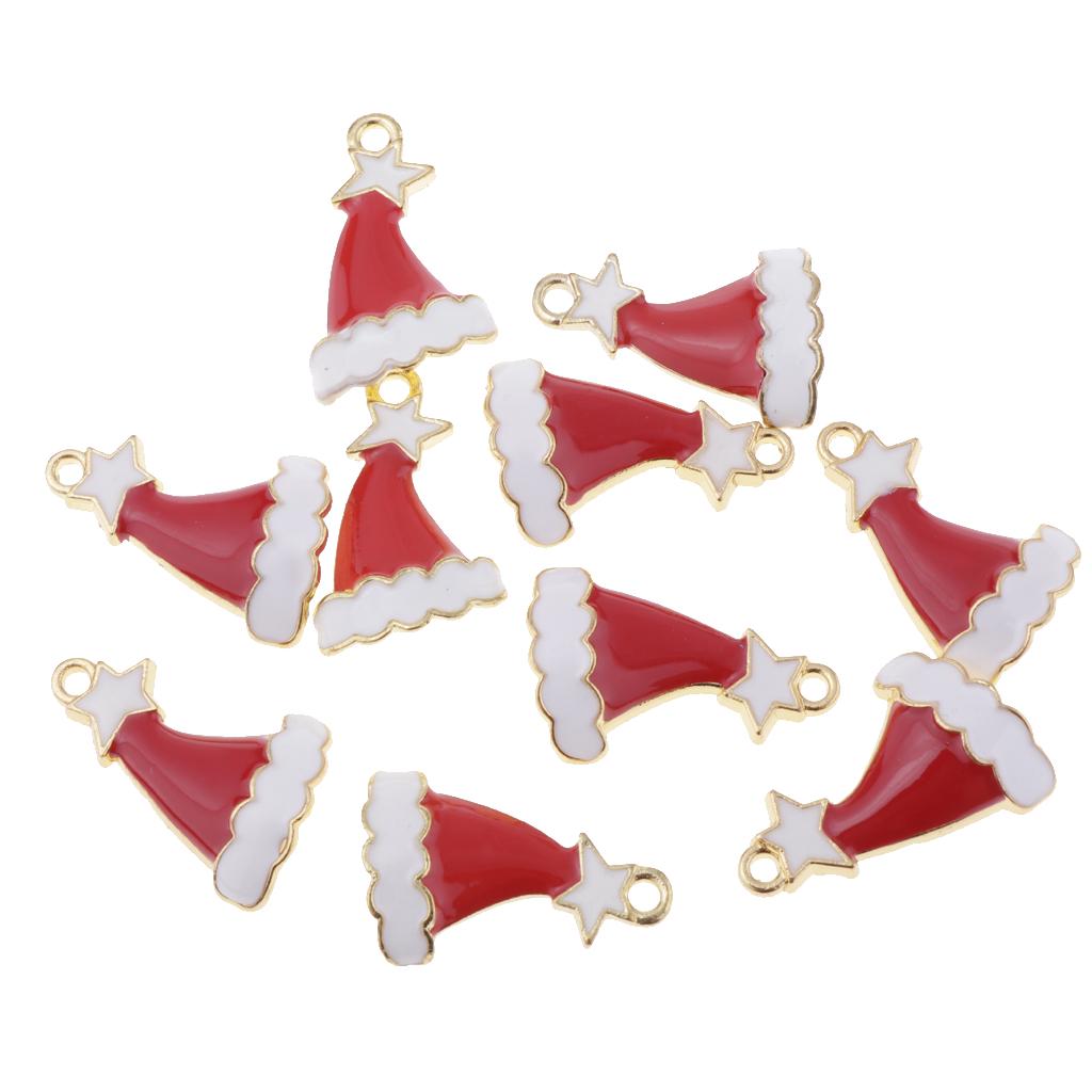 Mixte multicolore jingle bells charms 15 x 15mm noël charms craft pendentif