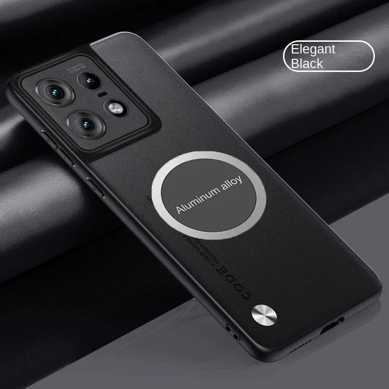 

Carbon Fiber Car Magnetic Leather Case For Moto Signature Edge 70 60 50 Pro Fusion Ultra 40 Neo G86 G67 G06 G85/55 Protect Cover Motorola Moto G54 чёрный