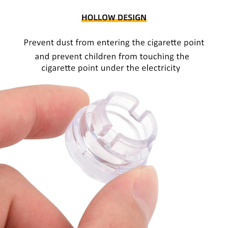 For VW Car Cigarette Lighter Dust Cover Dustproof Cap Plug Car Styling for VW Tiguan Polo Golf 7 Jetta Interior Mouldings XTKH-A325
