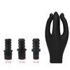 3 Sizes Fascia Massager Head Massage Gun Heads With 4 Fingers Artificial Hand Silicone Head Washable Massage