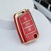 Tpu Car Key Case Cover For Vw Volkswagen Golf 7 Mk7 Tiguan Mk2 For Seat Ateca Leon Fr 2 Ibiza For Skoda Octavia A7 Shell Fob