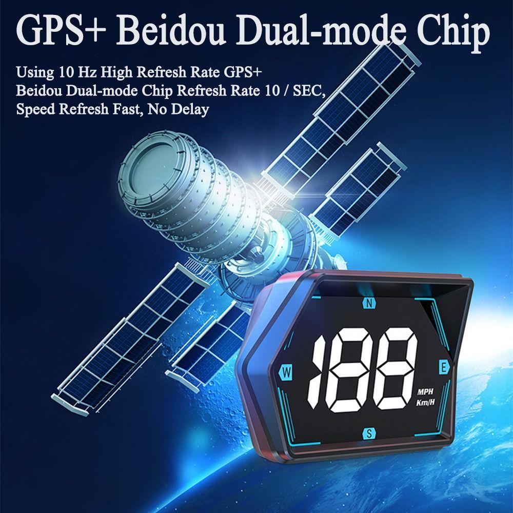 HUD GPS Car Digital Speedometer Plastic Windshield Projector Car Head-up Display  Tachometer