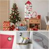24 Pockets Multi-Functional Wall Storage Bag Door-Hanging Storage Organizer Bag Household Festival Decorations Gift for Friends