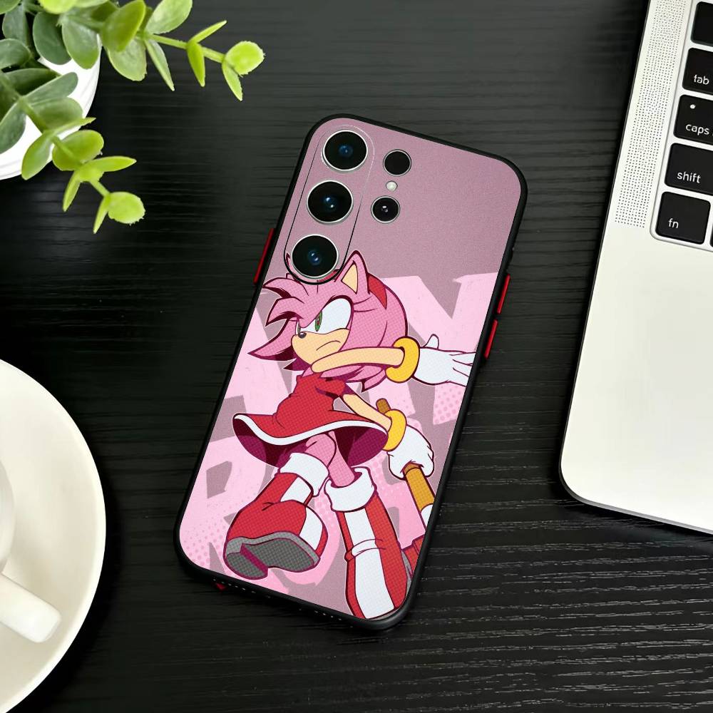

S-Sonic The H-Hedgehog Phone Case For Samsung S26,S25,S24,S23,S22,S21,S20,S30,Ultra,Plus,Fe,Note,5G Black Cover Samsung S23plus5G