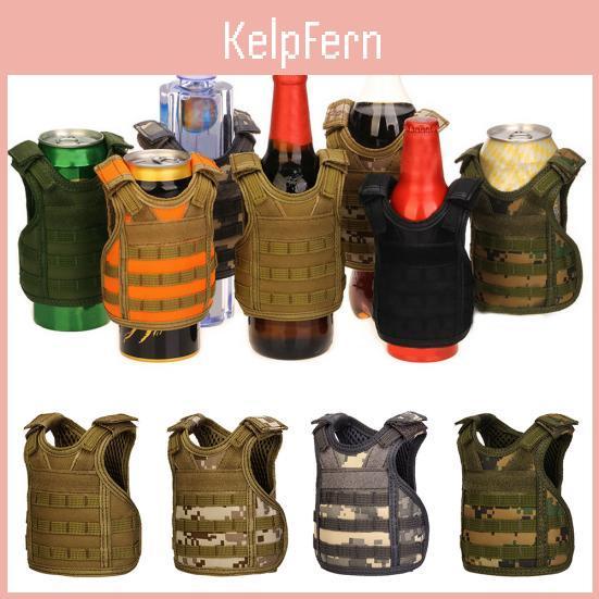 Mini Outdoor Camo Militärisches Taktisches Weste Bier Getränk Wasserflasche Tassenhalter