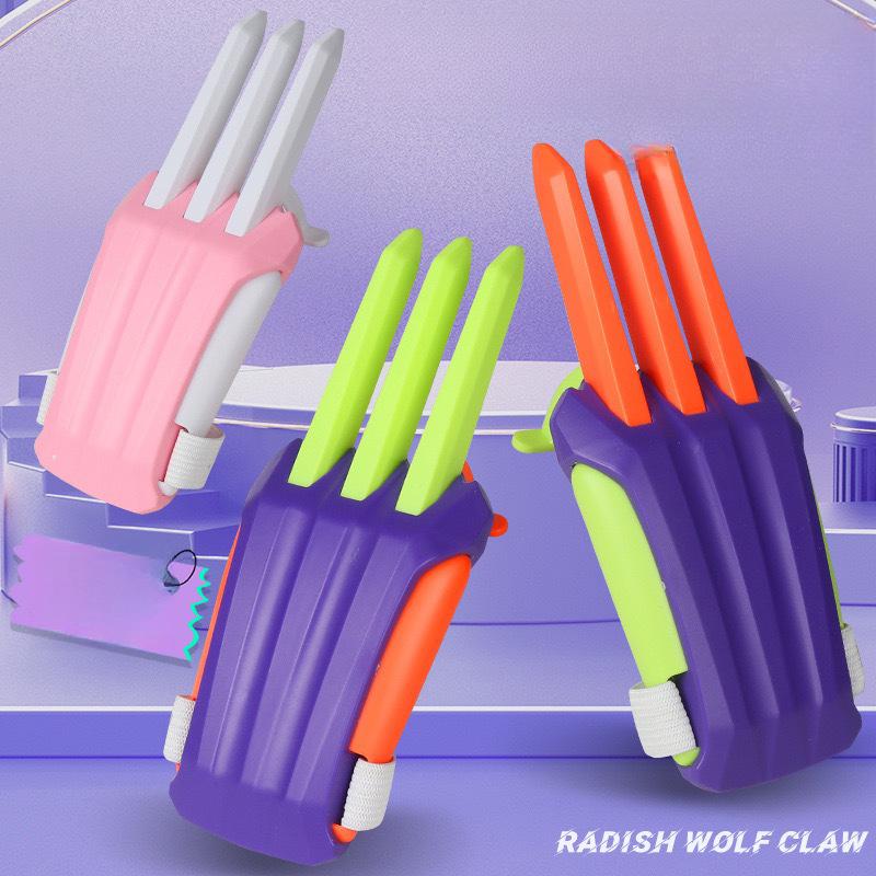 

Детский нож для редиса, Росомаха, телескопическая коготь, студенческие креативные игрушки для снятия стресса