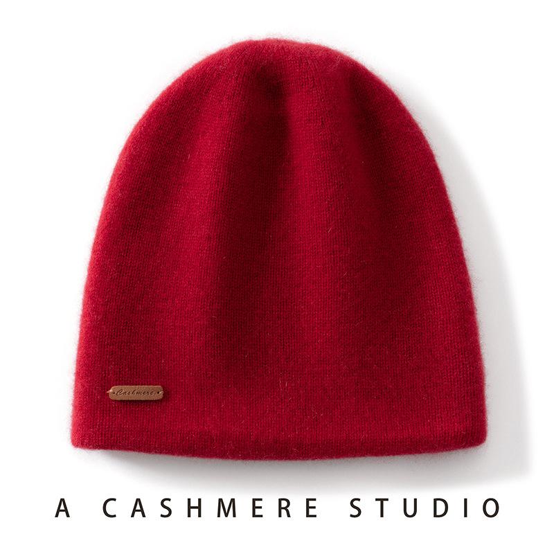 New Autumn and Winter Double Layer Warm Casual Thickened Headscarves and Ear Protecting Knitted Caps for Both Men and Women