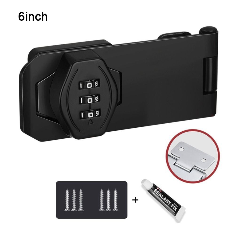 Anti-Theft Cabinet Password Locks Zinc Alloy Window Stoppers New Combination Coded Lock  Door