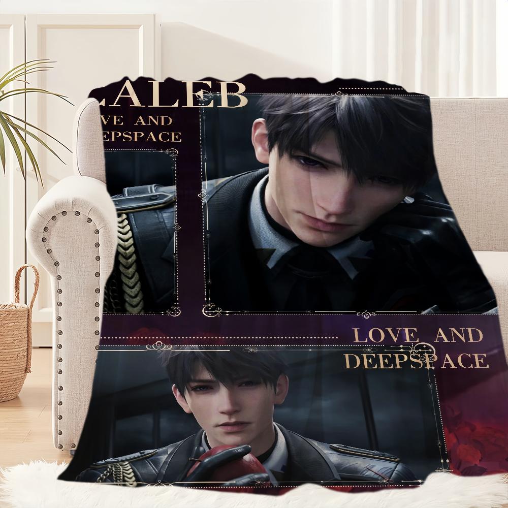 

Игровые одеяла L-Love и Deepspace caleb Теплые Мягкие Плюшевые Одеяла для Сна Ковер для Дивана для Гостиной Офиса Спальни Дома Путешествий Подарки на День Рождения 150x180cm