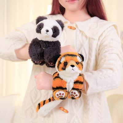 Cute Animal Panda Rabbit Clap Bracelet Plush Toy Raccoon Tiger Clap Circle Doll Children's Rag Doll