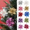 New Year Decor Christmas Tree Decorations Christmas Flowers Fake Flowers Home Xmas Ornaments