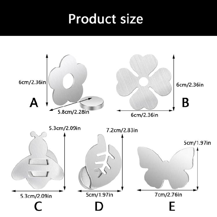 Magnetic Tablecloth Fastener Rustless Steel Rustproofed Quickly Installation For Parties Camping Office Use