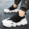 Fashion Black Designer Style Men Shoes Comfortable Men's Thick Platform Sneakers Fashion Casual Sports Trainers Tenis Dad Shoes