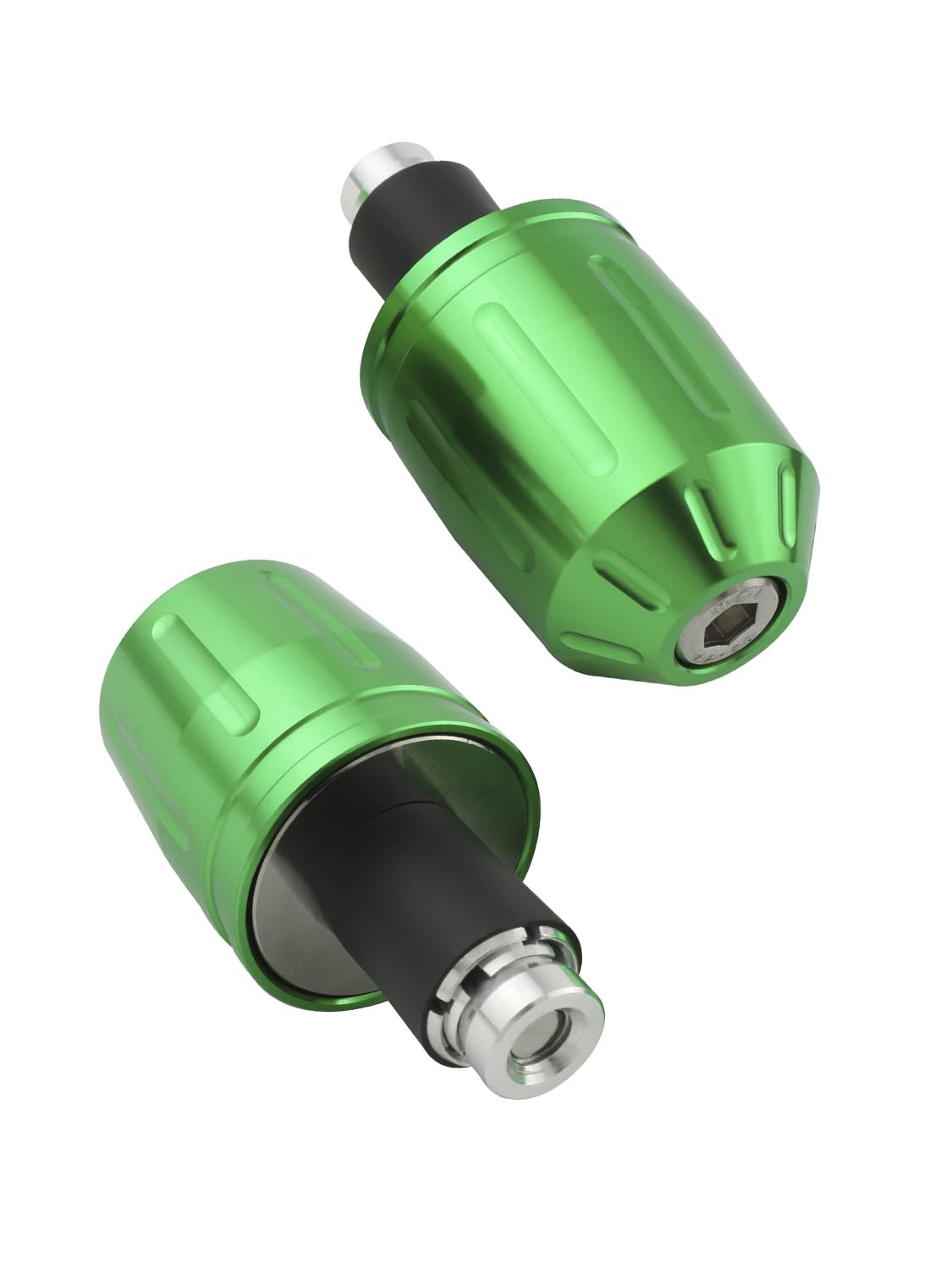 POSH FAITH Motorcycle Supplies Handlebar End [Made in Japan] Ultra лаймовый