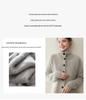 Cashmere High Neck Loose Knit Cardigan with Pockets - Women's Autumn/Winter Fashion Outerwear
