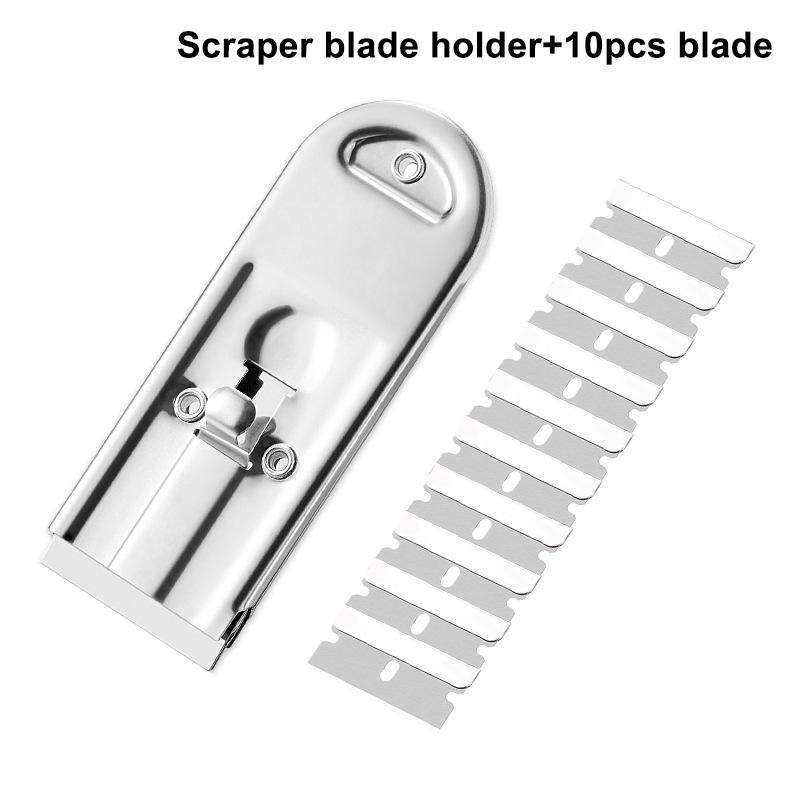 Stainless Steel Cleaning Scraper Removal Scraper Kitchen Ceramic Tile Decontamination Scraper Household Cleaning Seam Tools