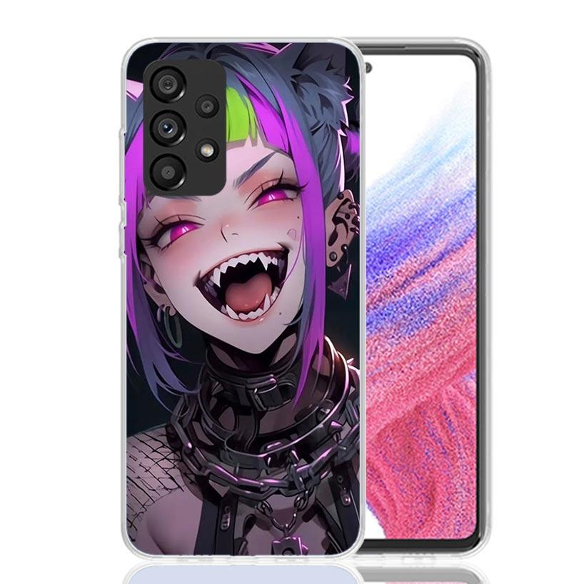 Crazy Gothic Japan Anime Girls Phone Case for Samsung Galaxy A17 A16 A15 A14 A13 A57 A56 A55 A54 A53 A37 A36 A35 A34 A33 A26 A25