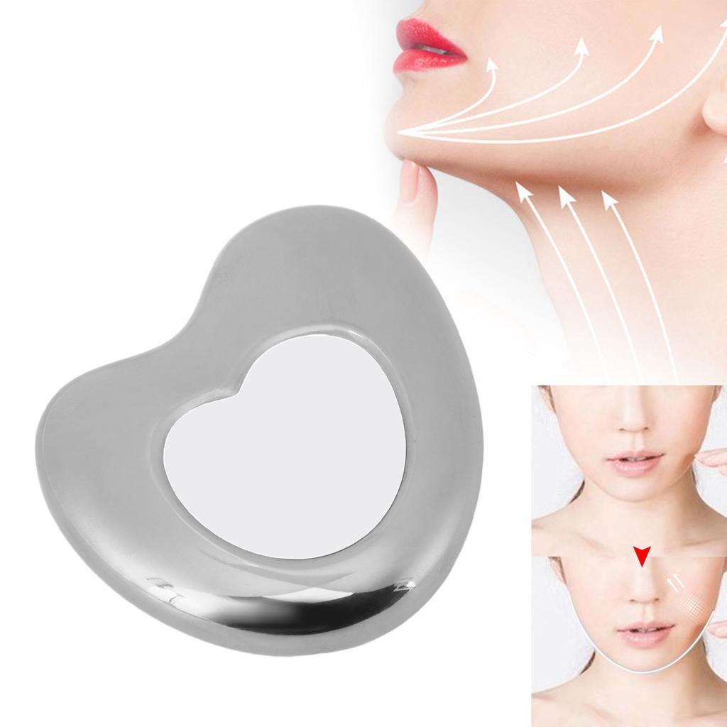 Stainless Steel   Sha Tool Lymphatic Drainage Facial Massaging Facial Scraping Board for Face Neck