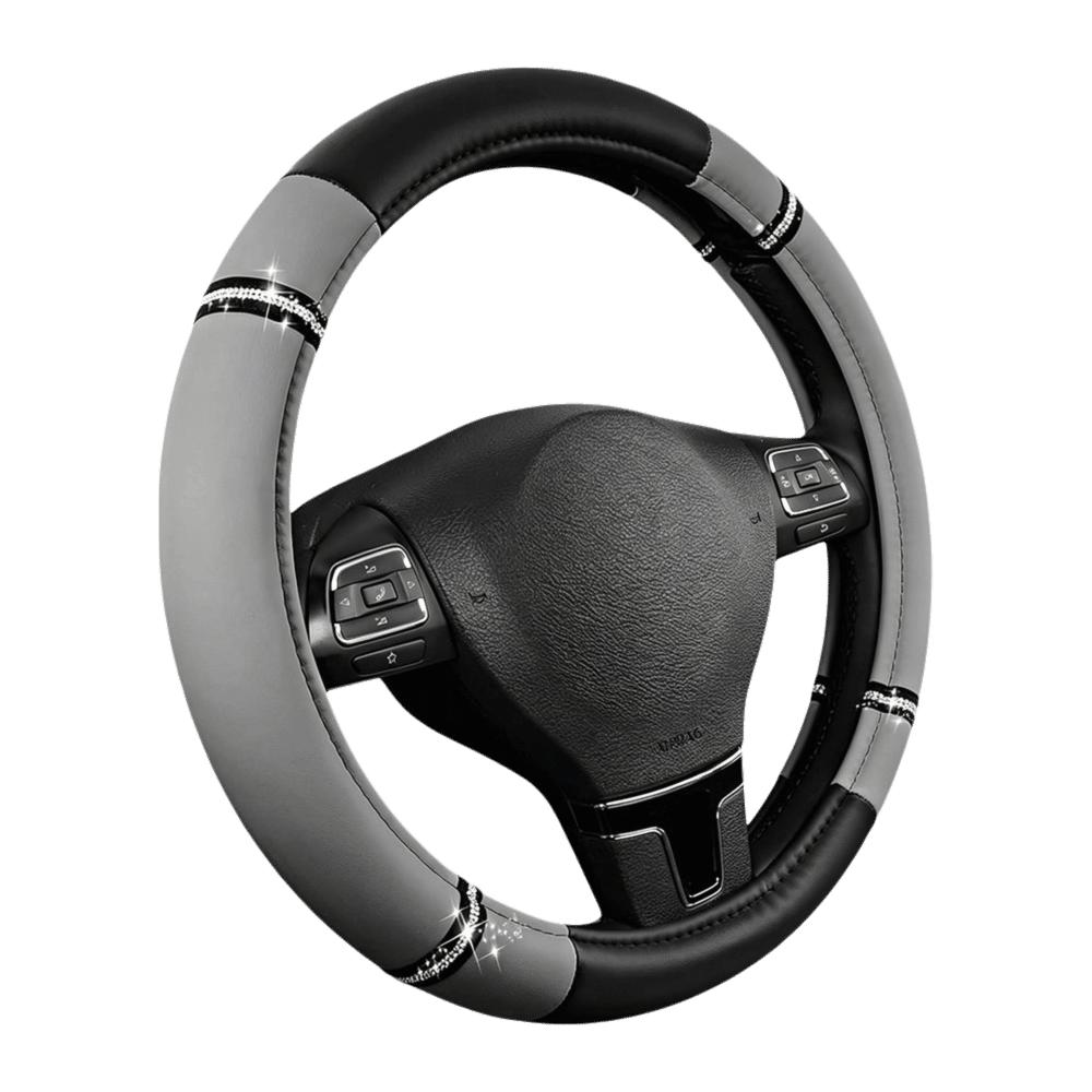 Stitching Steering Wheel Cover PU Leather Steering Wheel Cover Automotive Interior