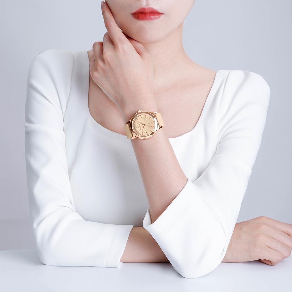 NAVIFORCE Women Watch Fashion Casual Watches Waterproof Elegant Girls Original Quartz Rubber Watch NF5051